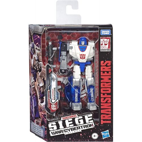 트랜스포머 Transformers Toys Generations War for Cybertron Deluxe WFC-S43 Autobot Mirage Figure - Siege Chapter - Adults and Kids Ages 8 and Up, 5.5-inch