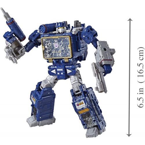 트랜스포머 Transformers Toys Generations War for Cybertron Voyager Wfc-S25 Soundwave Action Figure - Siege Chapter - Adults & Kids Ages 8 & Up, 7