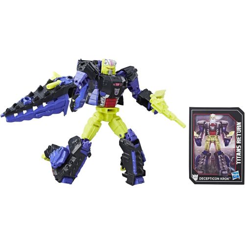 트랜스포머 Transformers Generations Titans Return Decepticon Krok and Gatorface