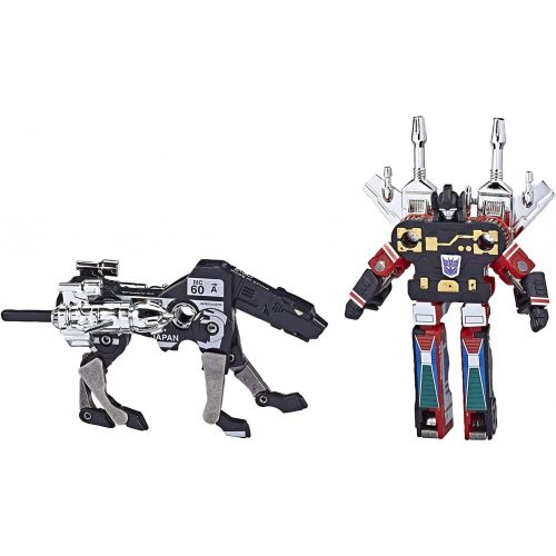 트랜스포머 Transformers: Vintage G1 Cassette 2-Pack Decepticons Ravage and Rumble Collectible Figures