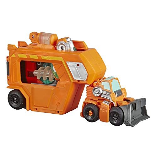 트랜스포머 Transformers Playskool Heroes Rescue Bots Academy Command Center Wedge -- Converting Action Figure Toy with Trailer and Light-Up Accessory