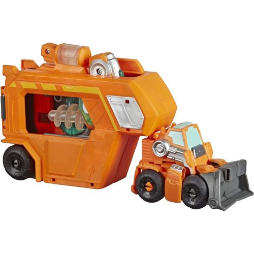 트랜스포머 Transformers Playskool Heroes Rescue Bots Academy Command Center Wedge -- Converting Action Figure Toy with Trailer and Light-Up Accessory