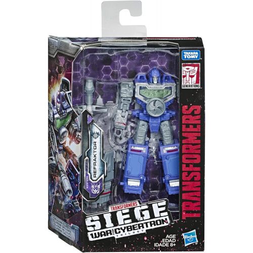 트랜스포머 Transformers Toys Generations War for Cybertron Deluxe WFC-S36 Refraktor Action Figure - Siege Chapter - Adults and Kids Ages 8 and Up, 5.5-inch