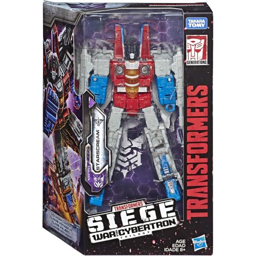 트랜스포머 Transformers Toys Generations War for Cybertron Voyager Wfc-S24 Starscream Action Figure - Siege Chapter - Adults & Kids Ages 8 & Up, 7