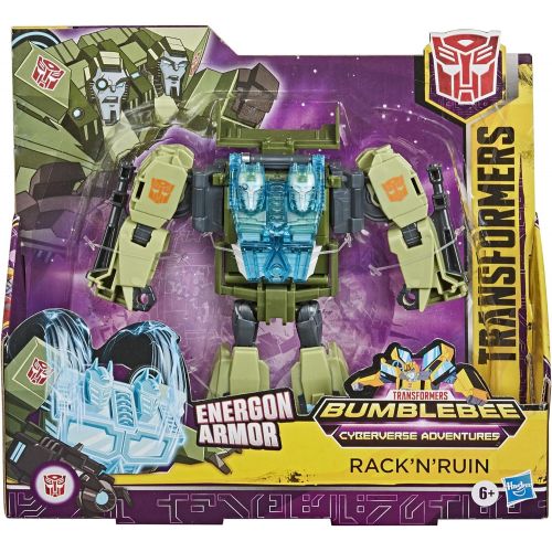 트랜스포머 Transformers Toys Cyberverse Ultra Class RACKNRuin Action Figure - Combines with Energon Armor to Power Up - for Kids Ages 6 and Up, 6.75-inch