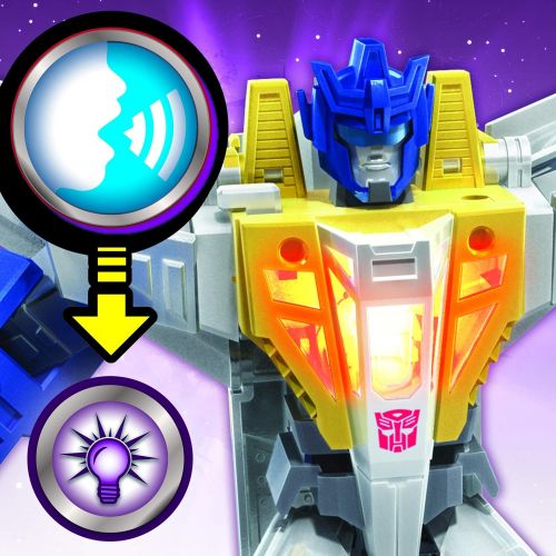 트랜스포머 Transformers Meteorfire Cyberverse Adventures Battle Call Trooper Class Meteorfire, Voice Activated Energon Power Lights, Ages 6 and Up, 5.5-inch