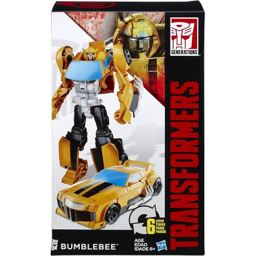 트랜스포머 Transformers Toys Heroic Bumblebee Action Figure - Timeless Large-Scale Figure, Changes into Yellow Toy Car, 11 (Amazon Exclusive)