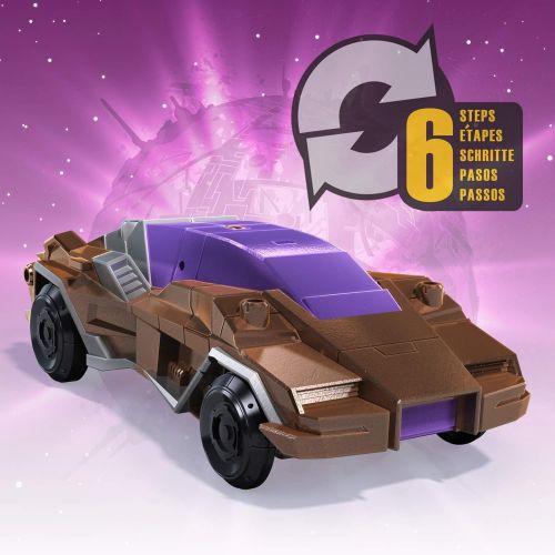 트랜스포머 Transformers Bumblebee Cyberverse Adventures Battle Call Trooper Class Wildwheel, Voice Activated Energon Power Lights, Ages 6 and Up, 5.5-inch