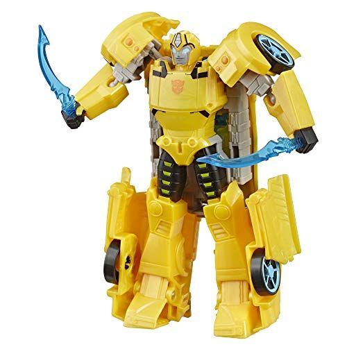 트랜스포머 Hasbro Transformers Toys Cyberverse Ultra Class Bumblebee Action Figure, Combines with Energon Armor to Power Up, For Kids Ages 6 and Up, 6.75-inch