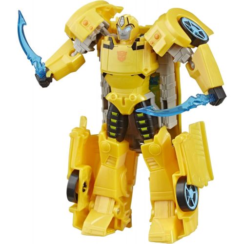 트랜스포머 Hasbro Transformers Toys Cyberverse Ultra Class Bumblebee Action Figure, Combines with Energon Armor to Power Up, For Kids Ages 6 and Up, 6.75-inch