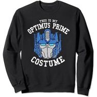 Transformers Halloween This Is My Optimus Prime Costume Sweatshirt
