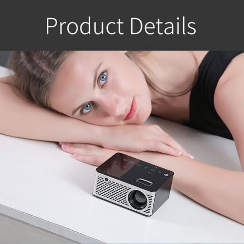  Traumer Mini Micro LED Cinema Portable Video HD USB HDMI Projector for Home Theater Short Focus Design T200 Transmission Screen