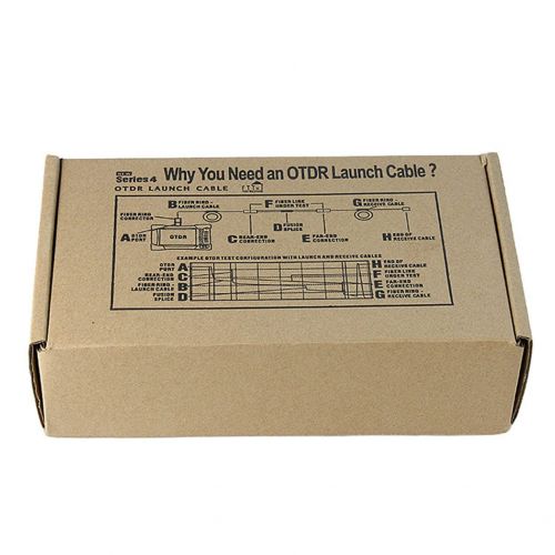  Traumer SC UPC Single Mode 9125um 13101550nm 500M OTDR Launch Cable Box Fiber Ring OTDR Launch Fiber Optic Cable