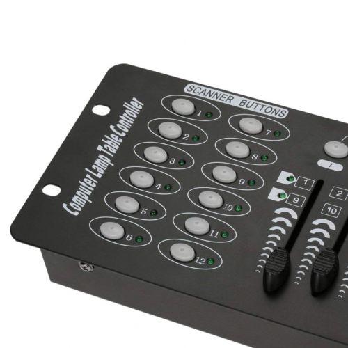  Traumer 192 Channels DMX512 Controller Console for Stage Light Party DJ Disco Operator Equipment Spotlights DJ Controller
