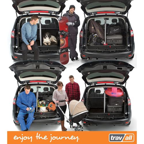  Travall Guard Compatible with Dodge Journey 7 Seat Models (2011-2019) TDG1341 - Rattle-Free Luggage and Pet Barrier