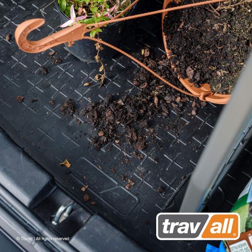  Travall Liner Compatible with Audi Q5 (2008-2016) Also for Audi SQ5 (2012-2017) TBM1047 - All-Weather Black Rubber Trunk Mat Liner