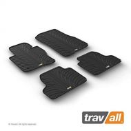 Travall Mats Compatible with BMW 4 Series Gran Coupe (2014 - Current) Also for BMW 4 Series Coupe (2013 - Current) TRM1280 - All-Weather Rubber Floor Liners