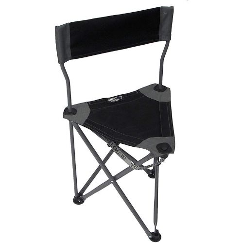  Travel Chair Ultimate Slacker 2.0, Small Folding Tripod Chair with Back for Outdoor Adventures, Portable Stool-Chair, Great for Spectators, Coaches, Golf, Hunters