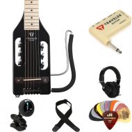Traveler Guitar Ultra-Light Acoustic Standard and Headphone Amp Bundle - Gloss Black