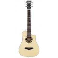 Traveler Guitar 6 String Acoustic Guitar Right, Natural CS10 SPBWD