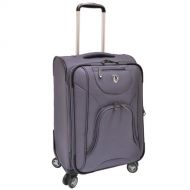 Travelers Choice Cornwall Lightweight Expandable Spinner Luggage, Charcoal