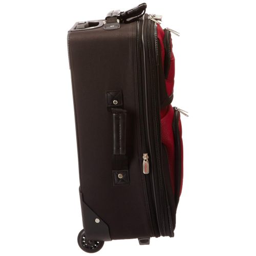  Travelers Choice Travel Select Amsterdam Two Piece Carry-on Luggage Set, Red