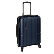 Travelers Choice Traveler’s Choice Wellington Polycarbonate Durable Hardshell Expandable 21-inch Carry-On Spinner Luggage Suitcase with Interior Divider System, Blue