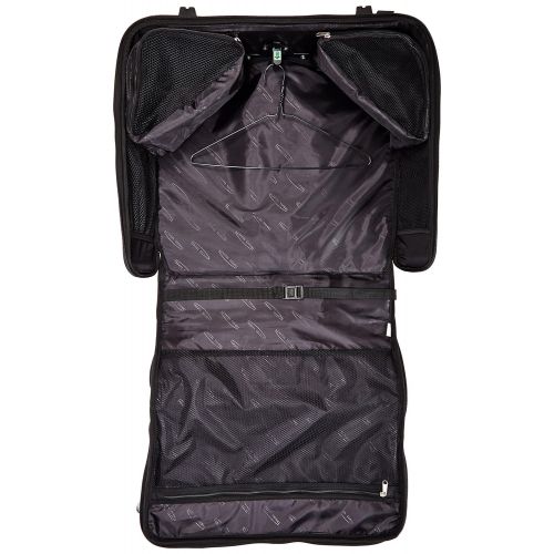  Travelers Choice Travel Select Amsterdam Rolling Garment Bag Wheeled Luggage Case, Black (23-Inch)