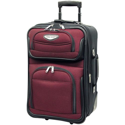  Travelers Choice Amsterdam 8pc Set, Red/Burgundy