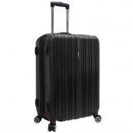 Travelers Choice Tasmania 25 Inch Expandable Spinner Luggage, Black
