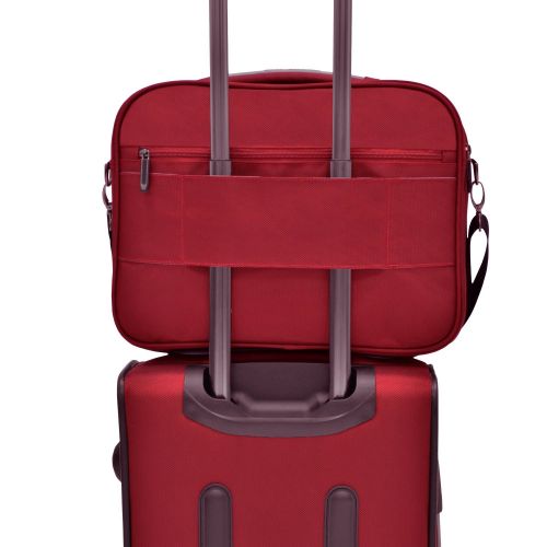  Travelers Choice Traveler’s Choice Birmingham Lightweight Expandable Rugged Rollaboard Rolling Luggage - Red (21-Inch)
