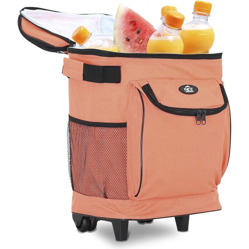  Travelers Club Insulated Rolling Cooler