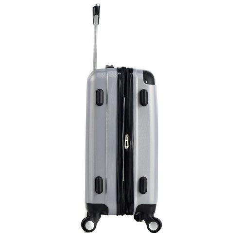  Travelers Club Luggage Chicago 20 Hardside Expandable Carry-on Spinner, Black