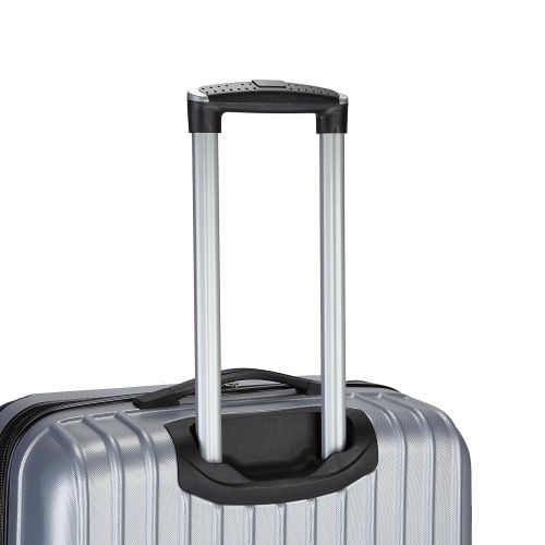  Travelers Club Luggage Chicago 20 Hardside Expandable Carry-on Spinner, Black