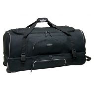 Travelers Club 36 ADVENTURE Double Packing Compartment Rolling Duffel, Black Color Option