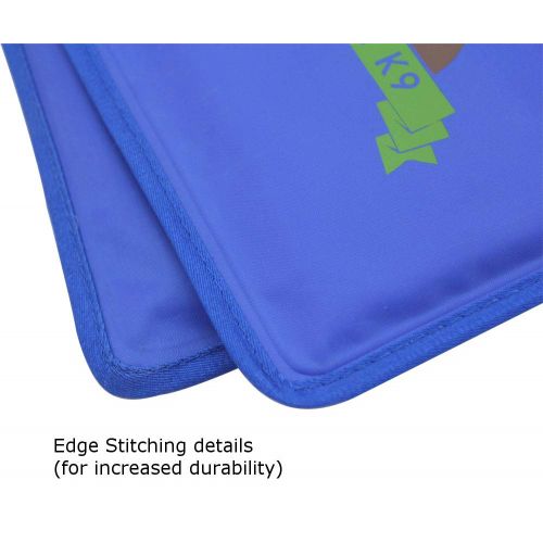  Travelin K9 Polar Pad Gel Self Cooling Pet Pad - Pressure Activated Non-Toxic Bed Cooling Therapy for Dogs and Cats - Premium, Comfortable, Durable and Waterproof