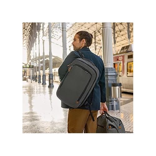  Travelon Transit Carry-On Backpack, Slate, One Size