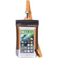 Visit the Travelon Store Travelon Floating Waterproof Smart Phone/Digital Camera Pouch, Orange