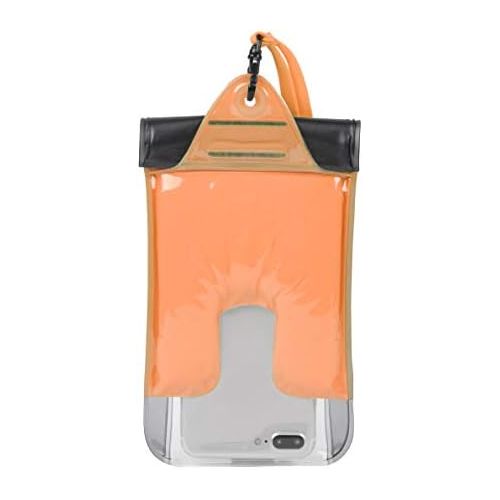  Visit the Travelon Store Travelon Floating Waterproof Smart Phone/Digital Camera Pouch, Orange