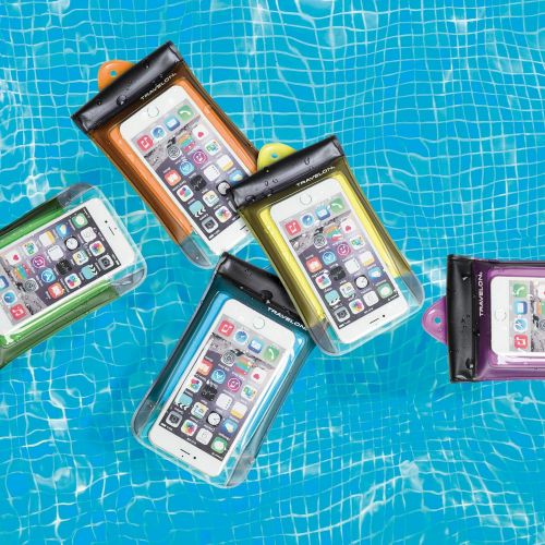  Travelon Floating Waterproof Smart Phone/Digital Camera Pouch, Yellow