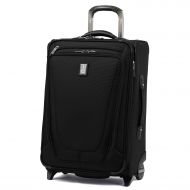 Travelpro Luggage Crew 11 22 Carry-on Expandable Rollaboard w/Suiter and USB Port, Black