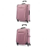 Travelpro Luggage Maxlite 5 Lightweight Expandable Suitcase + 20 Carry-On Spinner (Dusty Rose)