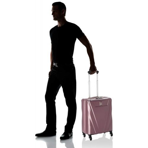  Travelpro Maxlite 5 International Carry-on Spinner Hardside Luggage, Dusty Rose