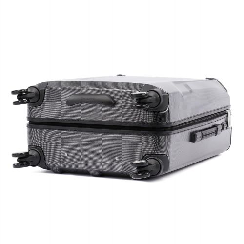  Travelpro Luggage Crew 11 25 Polycarbonate Hardside Spinner Suitcase, Carbon Grey