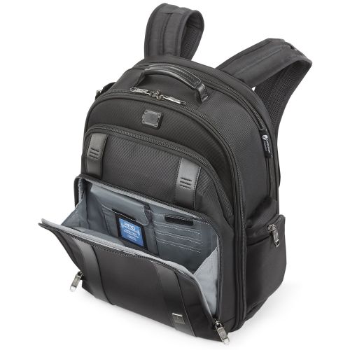  Travelpro Crew 11 2 Piece Set (25 Hardside Spinner and Executive Backpack), Silver and Black