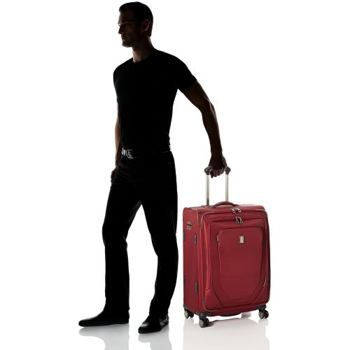  Travelpro Crew 10 25 Inch Expandable Spinner Suiter, Merlot, One Size