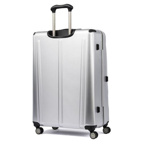  Travelpro Luggage Crew 11 29 Polycarbonate Hardside Spinner Suitcase, Silver