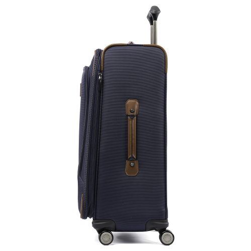  Travelpro Luggage Crew 11 25 Expandable Spinner Suitcase w/Suiter, Patriot Blue