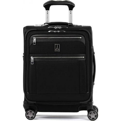  Travelpro Platinum Elite-Softside Expandable Spinner Wheel Luggage, Shadow Black, Carry-On 19-Inch