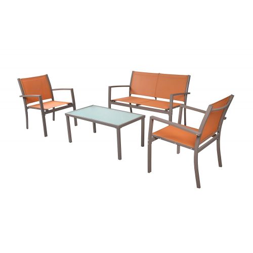  Traxion TraXion 4-210 Outdoor Patio Furniture Set - Sunset